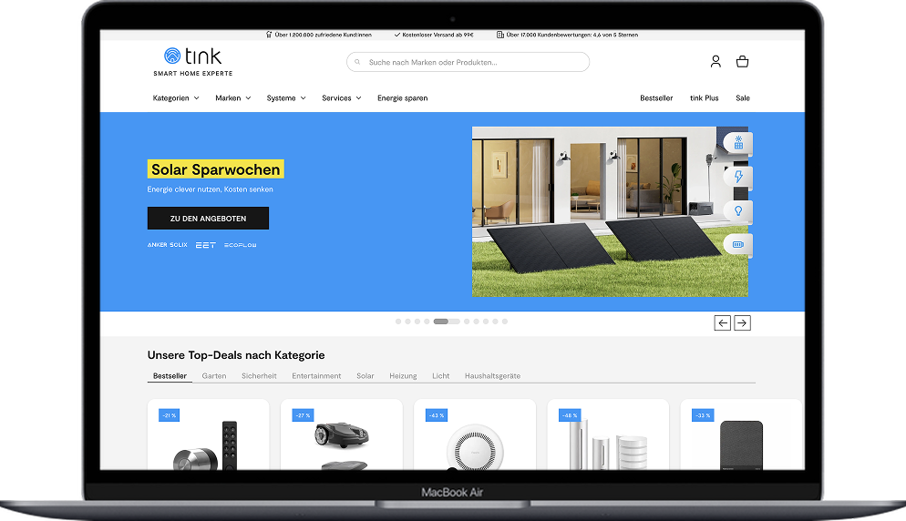 tink's Homepage Redesign