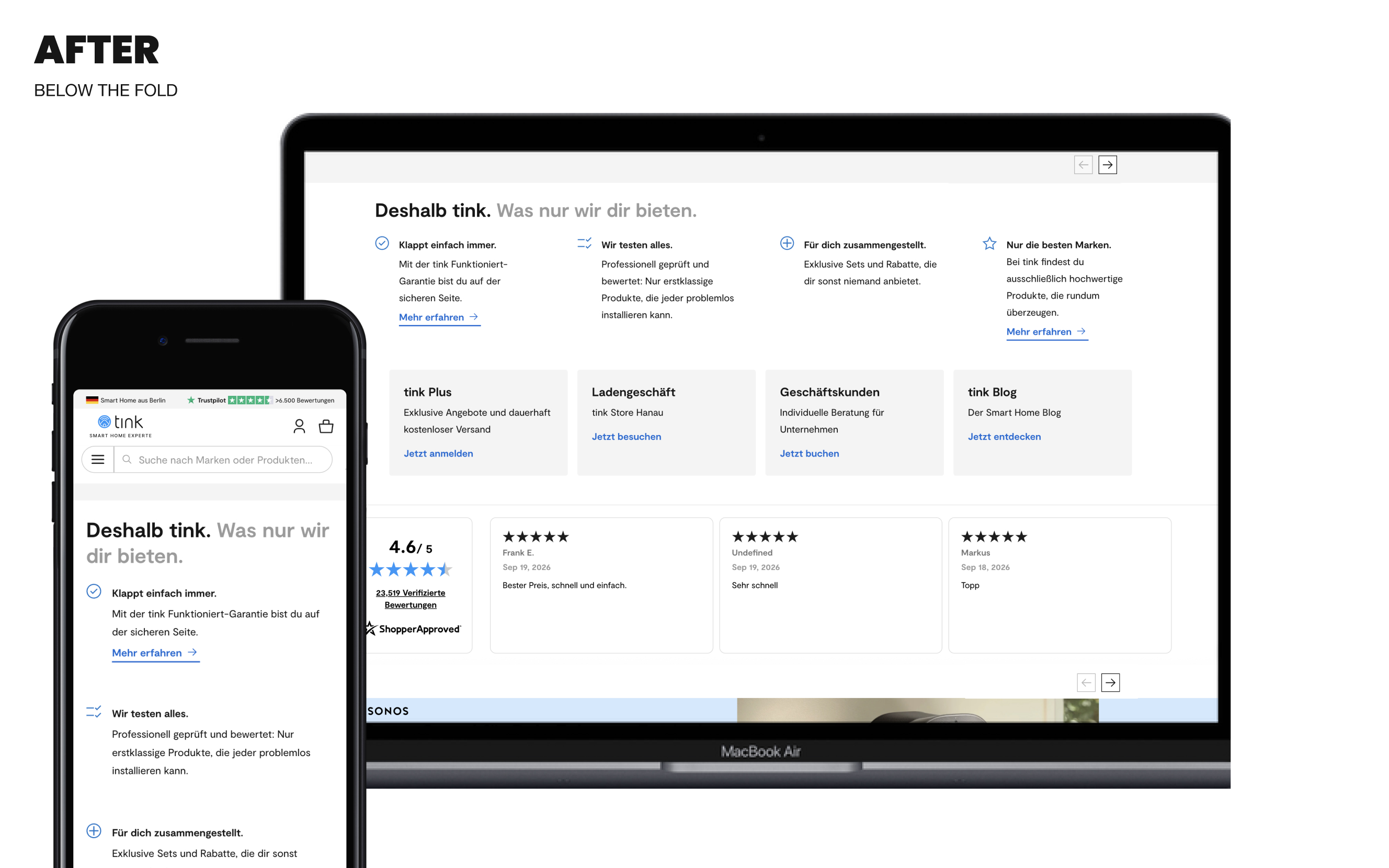 tink's Homepage Redesign — detail 9 of 10